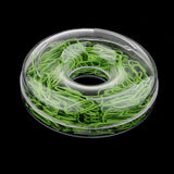 Maxbell 150Pcs Metal Paper Clips for Office School Decorative Bookmarks Clamps Green