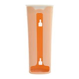 Maxbell Storage Box Grocery Bag Holder Wall Mounted for Restaurant Hotel Pantry Orange