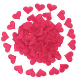 Max Maxb Sponge Heart Petals - Wedding Birthday Confetti Rose Redn 5cm