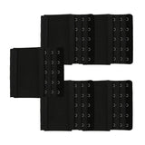 Maxbell 5x Bra Extender Strap Comfortable 5 Hooks Extender Bra Band for Women Lady Free Size Black