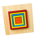 Max Geometric Jigsaw Puzzle Kids Preschool Educational Toy Gift Square