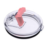 Maxbell Tumbler Replacement Lids, Spill Proof and Splash Resistant Lid for Cup 30oz Pink