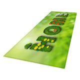 Maxbell 3D Digital Printing Floor Rug Soft Anti-slip Area Mat Flannel Light Green