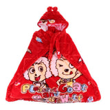 Maxbell Newborn Baby Hooded Cloak Poncho Jacket Outwear Kids Warm Coat Red 2