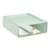 Maxbell Desk Organizer Drawer Desk Stackable Storage Drawer for Office Bathroom Home Green