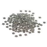 Maxbell 100pc 8mm Star Tibetan Silver Spacer Loose Beads Jewelry Findings DIY Making