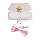 Maxbell Escape Proof Cat Harness and Leash for Small Dogs Cats Pet Supplies Outdoor Pink