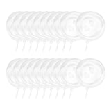 Maxbell 20Pcs Fillable Helium Transparent Balloon for Bridal Shower Backyard Wedding 11inch