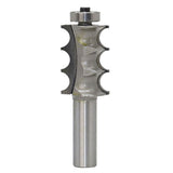 Max Maxb 1/4'' 1/2'' Triple Bead Triple Flute Molding Router Bit Woodworking Cutter 6