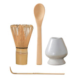 Maxbell Japanese Matcha Tea Set Exquisite Workmanship for Office Friends Gifts White