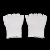 Maxbell 1 Pair Gel Lined Compression Toe Separating Socks For Dry Hard Cracked Skin