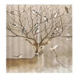 Max Set of 2 Panel Digital Photo Printing Blackout 3D Curtains Elk Bird