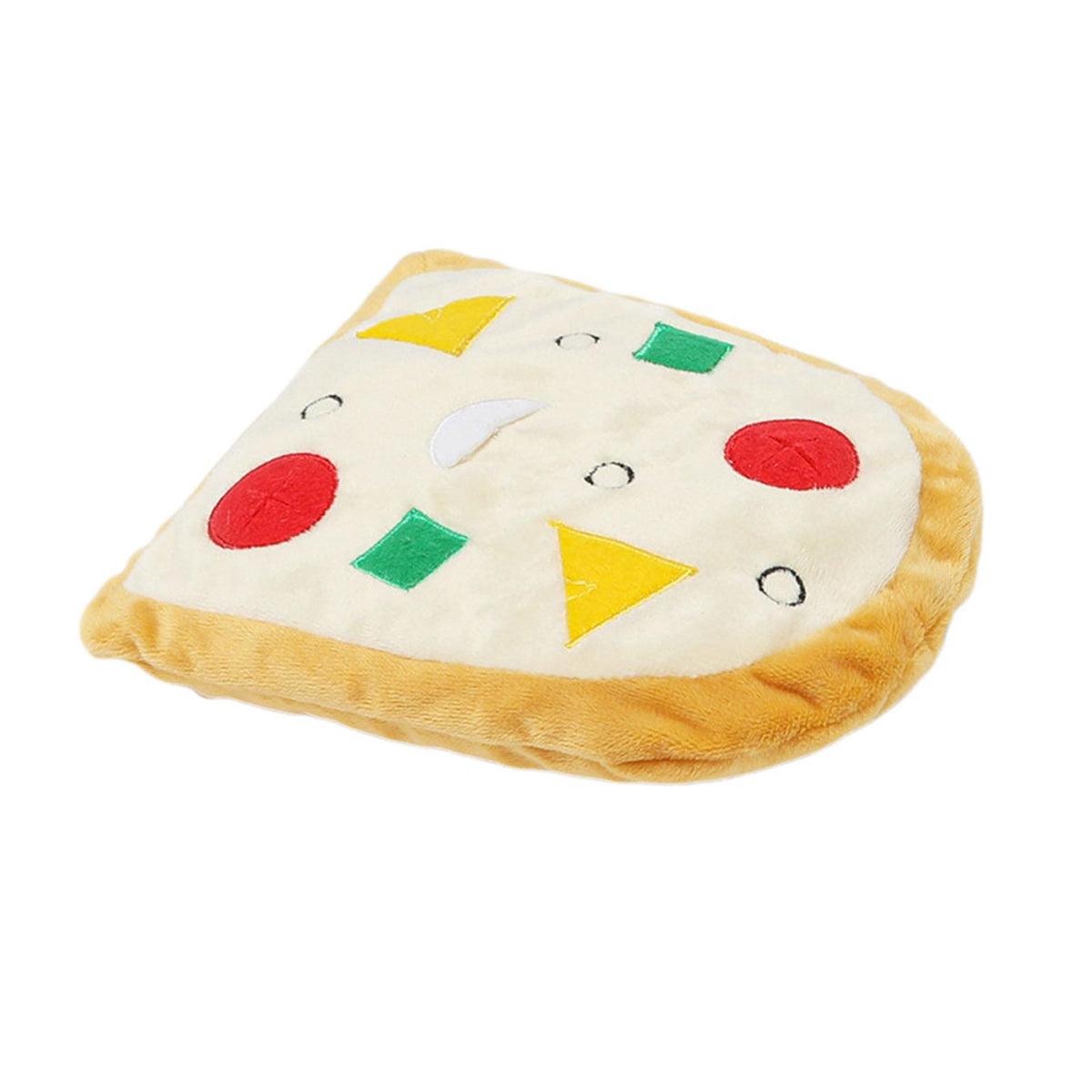 Maxbell Funny Simulation Pizza Squeaky Dog Toy Pet Chew Toy Puppy Interactive Play