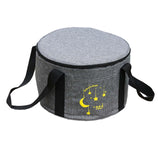 Maxbell Tableware Utensils Organizer Camping Pot Storage Bag for Backpacking Fishing Gray