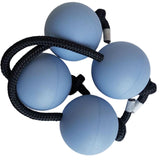 Maxbell 4Pcs Authentic African Shaker Portable Convenient for Percussion Ensembles Blue