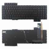 Maxbell For ASUS ROG G752 G752V G752VL US English Layout Keyboard With Backlit Black