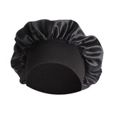 Maxbell Elastic Chemotherapy Cap Cancer Quick Dry Headwear Sweat Wicking Headcloth black