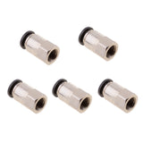 Max 5PCS Air Water Hose Tube Push In Female Thread Pneumatic Fittings DPCF8-01