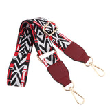 Maxbell 1.5in Wide Purse Strap Replacement Colorful Crossbody Bag Handbag Belts Wine Red