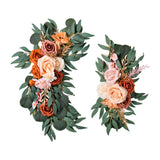 Maxbell Rustic Artificial Flowers Swag Flower Arrangement for Wedding Arch Party  Style F