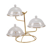 Maxbell Cupcake Stand Display Stand Serving Stand Storage Rack for Buffet Dessert with lid