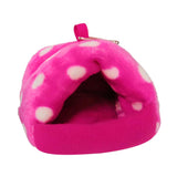 Maxbell Hamster Plush Hammock Hanging Swing Bed Cave Pink