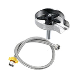 Maxbell Automatic Faucet Cup Washer Multi Angle Spray Washing Rinser for Bar Accs Argent  with Hose