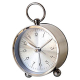 Max Nordic Style Alarm Clock Beside Bed Children Clock Silver