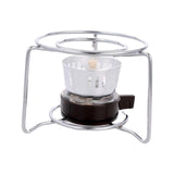 Maxbell Alcohol Lamp with Lamp Wick Lightweight Detachable for Alcohol Stove BBQ with Rack
