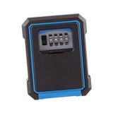 Maxbell Key Storage Lock Box 4 Digit Password Key Storage Case Wall Mounted for Home Blue