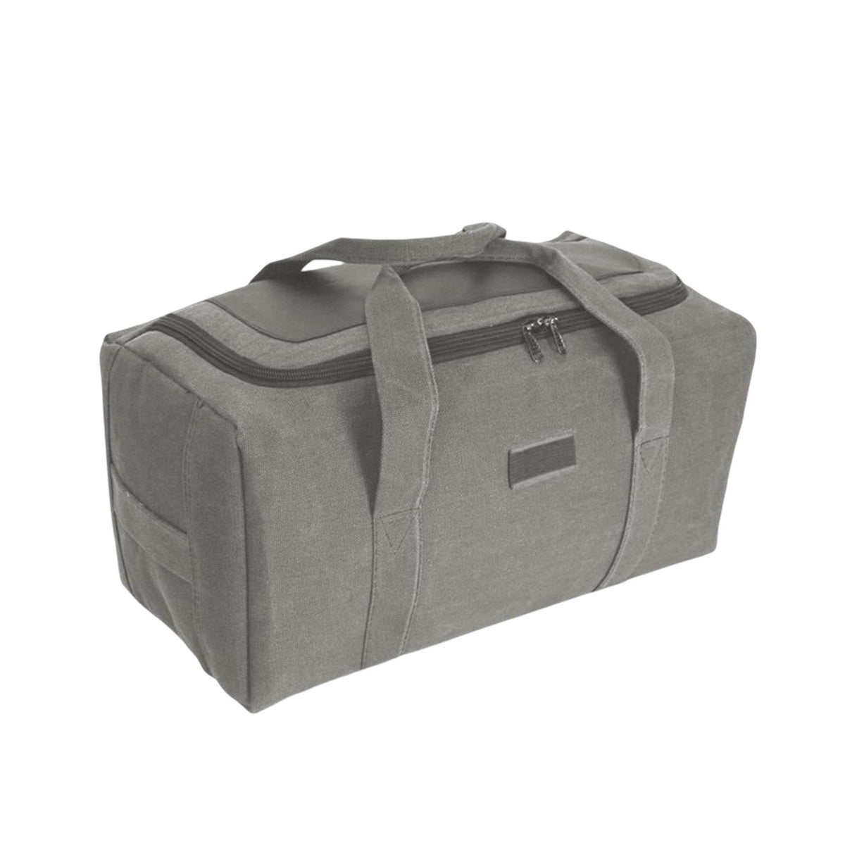Maxbell Maxbell Canvas Duffle Bag Zipped House Moving Luggage Bag for Laundry Travel Bedding 75cmx40cmx40cm