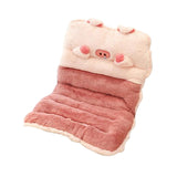 Maxbell Cute Chair Seat Cushion Waist Rest Cushion Desk Chair Cushion Pink and Orange