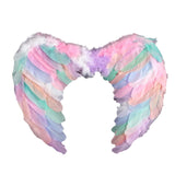 Maxbell Child Angel Feather Wing Costume Wing Kids Feather Fairy Wing S