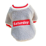 Maxbell Cute Dog Puppy Winter Warm Coat Dogs Comfortable Outdoor Apparels Grey-M