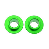 Maxbell 2 Pcs Roller Inline Skate Aluminum 8mm Bearing Spacers Accessories Green