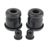 Maxbell Skateboard Rebuild Kit Bushings Washers Pivot Cups for 2 Trucks 3.25in Black