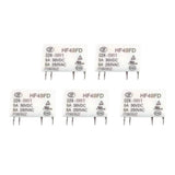Max 5 Pieces Relay 5A 30VDC 250VAC 4 pin Subminiature Ultrathin High Sensitivity