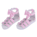 Max 1/3 BJD Ankle Strape Shoes Sandals For Night Lolita Dolls Pink Star