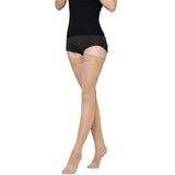 Maxbell Sexy Ladies Sheer Lace Top Thigh High Elasticated Hold Up Stockings Skin