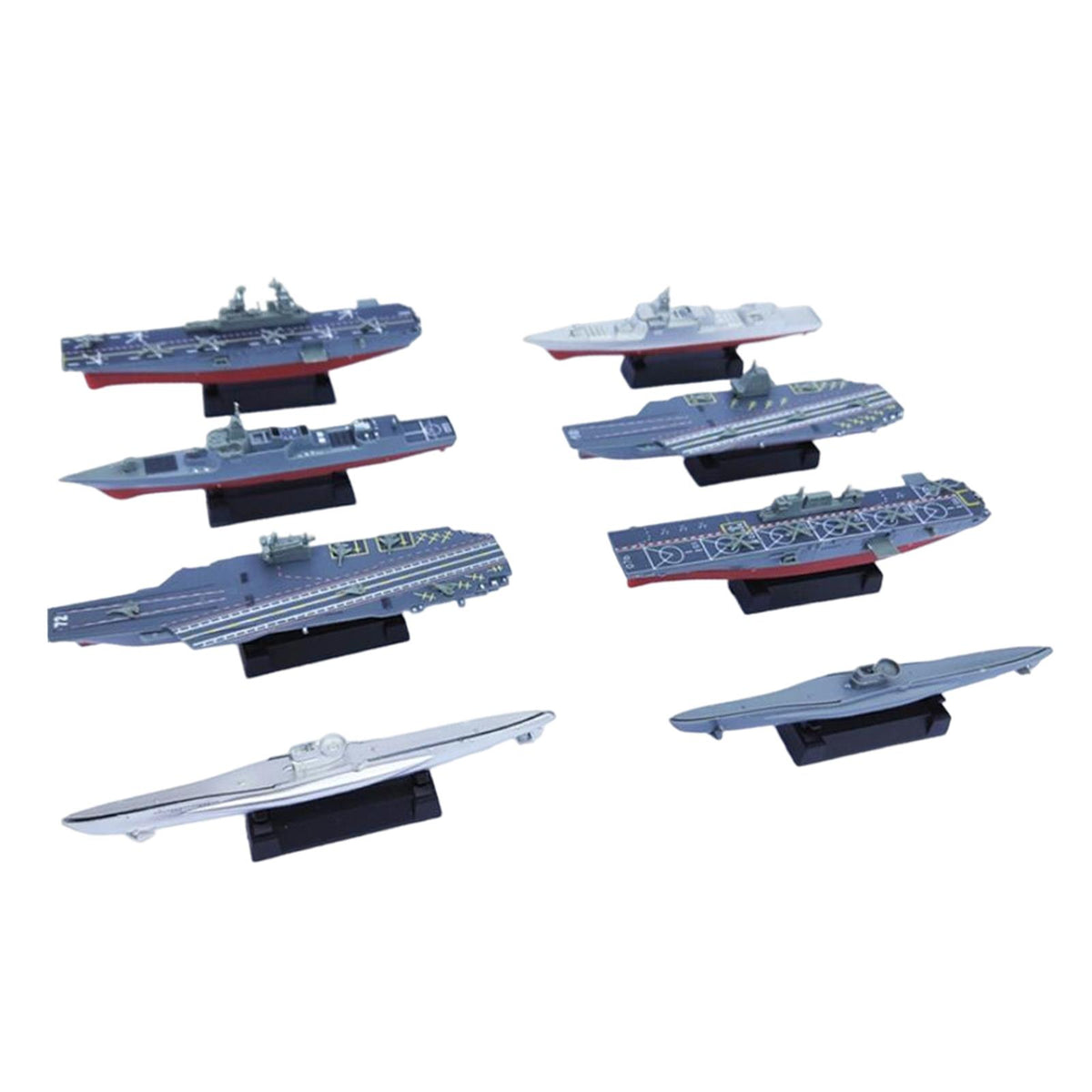 Maxbell 8x Aircraft Carrier Toy Modern 4D Assembled Ship Model for Adults Boys Gifts