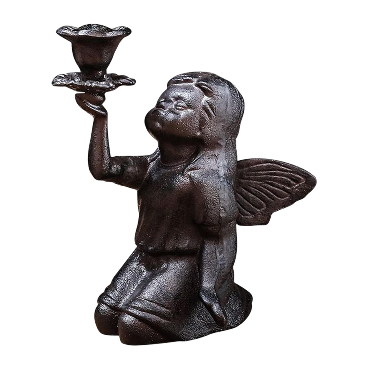 Maxbell Angel Shape Candlestick Holders Candle Stand for Party Farmhouse Fireplace