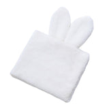 Maxbell Handmade Rabbit Ear Round Bouquet Autumn Winter Lifelike for Home Decoration white