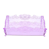 Maxbell Pro Cosmetic Storage Makeup Holder Display Rack 2 Large Slots Purple
