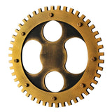 Max Retro Wooden Steampunk Gear Home Bar Cafe Wall Hanging Decor Gold #4 36cm