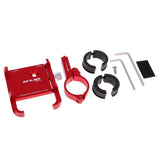 Maxbell Aluminum Alloy Motorcycle Bike Handlebar Phone Mount Holders Red