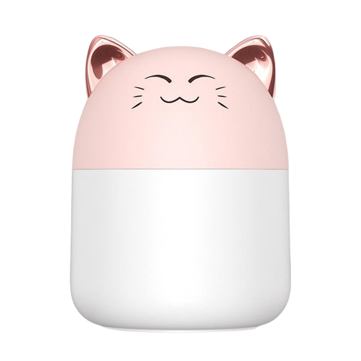 Maxbell Lovely Small Air Humidifier Home Bedroom Mini 250ml USB Silent Purifier Pink Cat