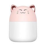 Maxbell Lovely Small Air Humidifier Home Bedroom Mini 250ml USB Silent Purifier Pink Cat