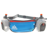 Maxbell Outdoor Sports Waist Bag Fanny Pack with 2 kettles for Running Walk blue