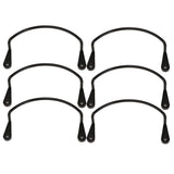 Max Billiards Tables Nets Hook Pool Snooker Meshes Pockets Kit Accessories Black