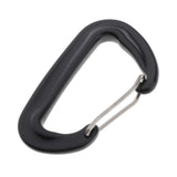 Max Maxb 12KN/5KN 7075 Aluminum Carabiner D-Ring Key Chain Clip Snap Hooks Black